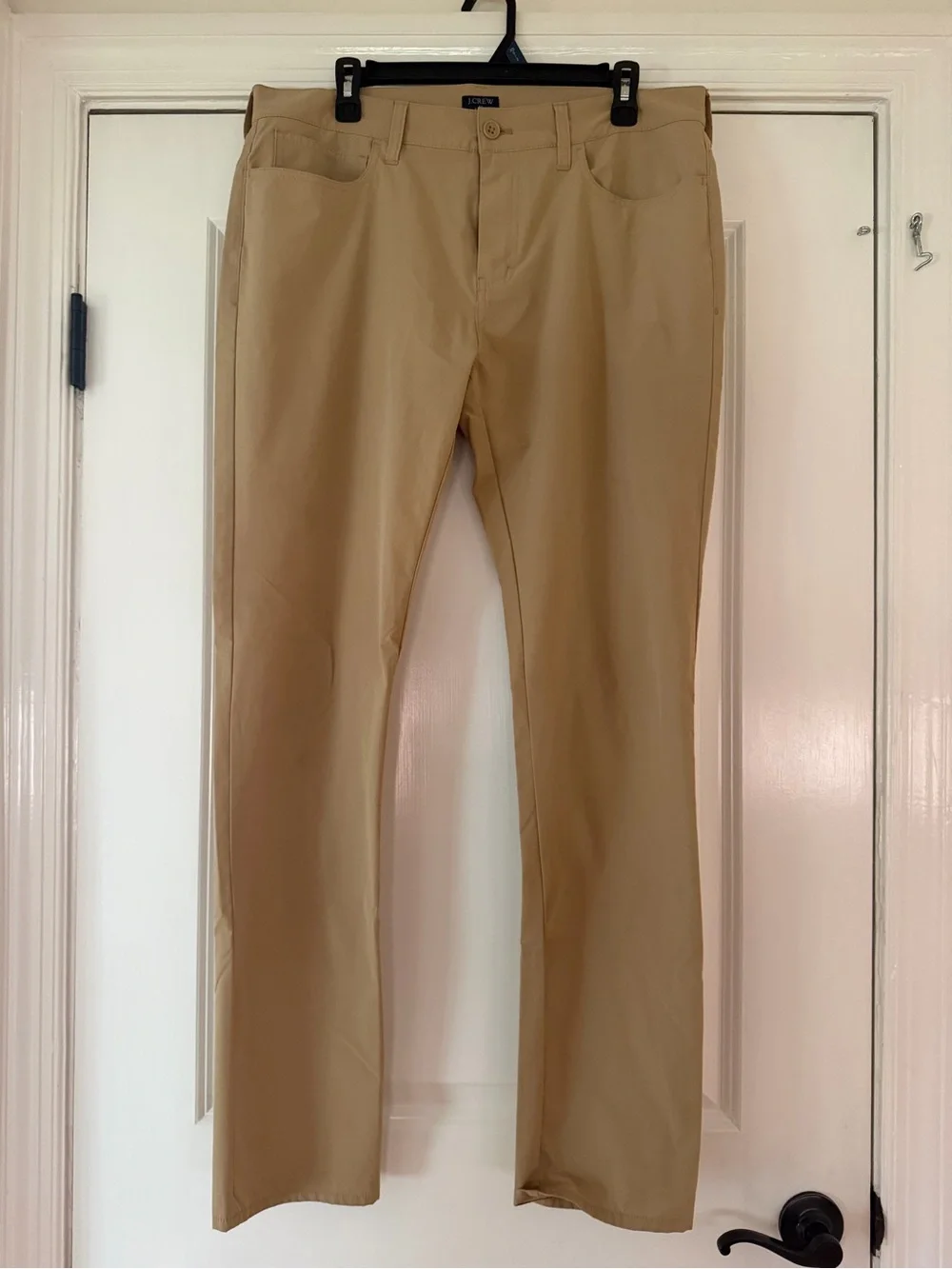 J. Crew Men's Khaki Straight-Leg Chinos